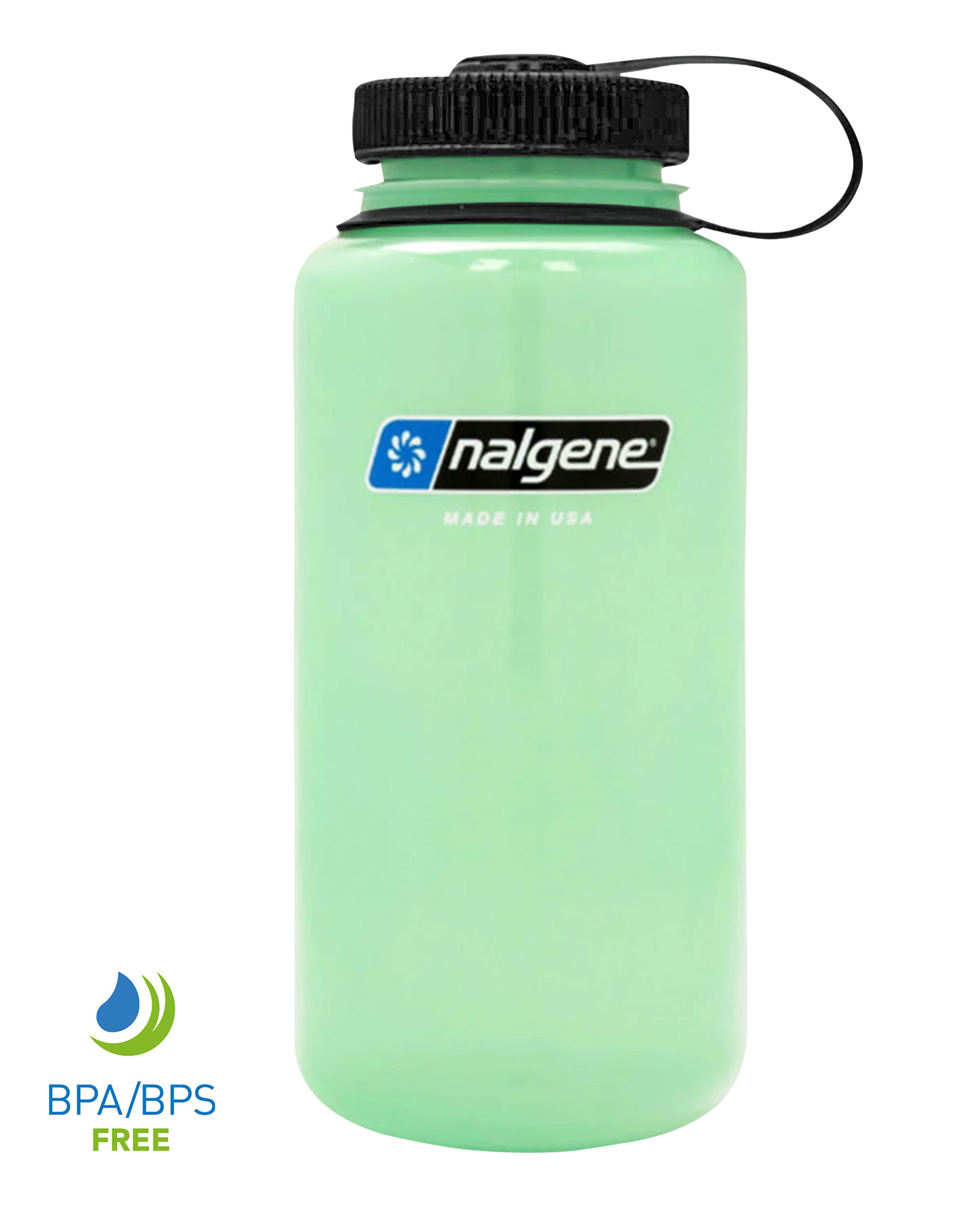 Nalgene Trinkflasche Weithals Glow 1 L "Sustain"